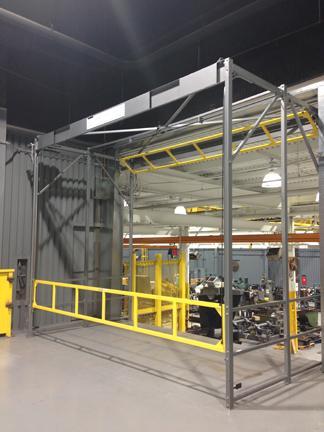 The original Roly safety gate provides fall protection on production platforms