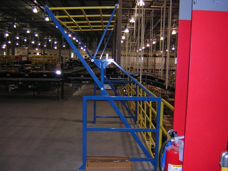 High Pallet Pivot Safety Gate for Fall Protection