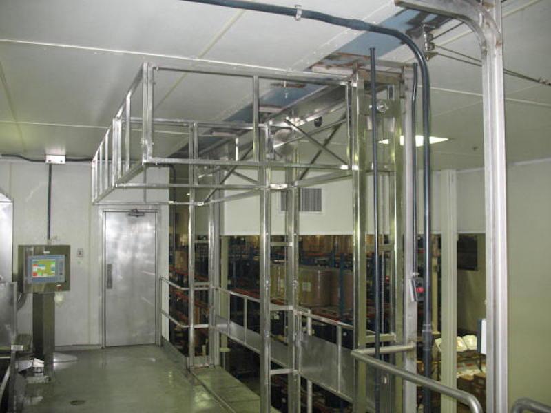 Stainless Steel Tri-Side Mezzanine Safety Gate