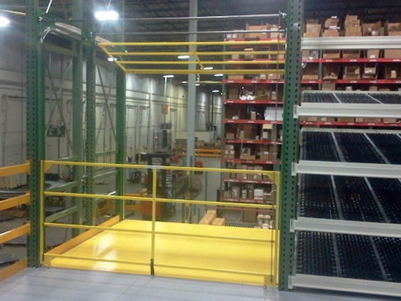 Safety gate for pick modules