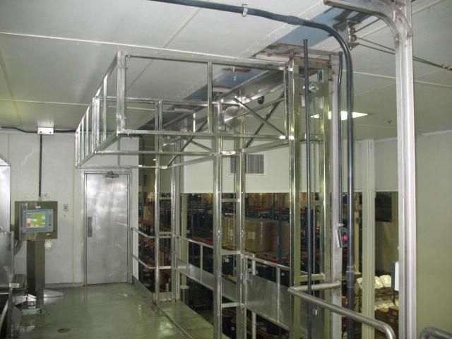 Stainless steel safety gate for fall protection