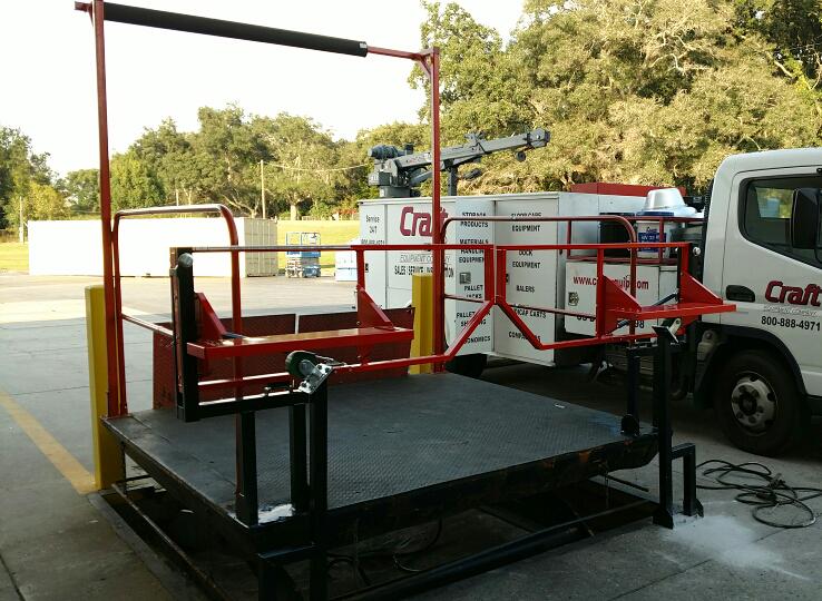 loading dock safety gate for lifts