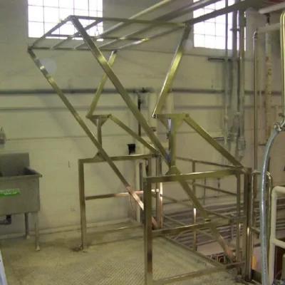 stainless steel mezzanine safety gate